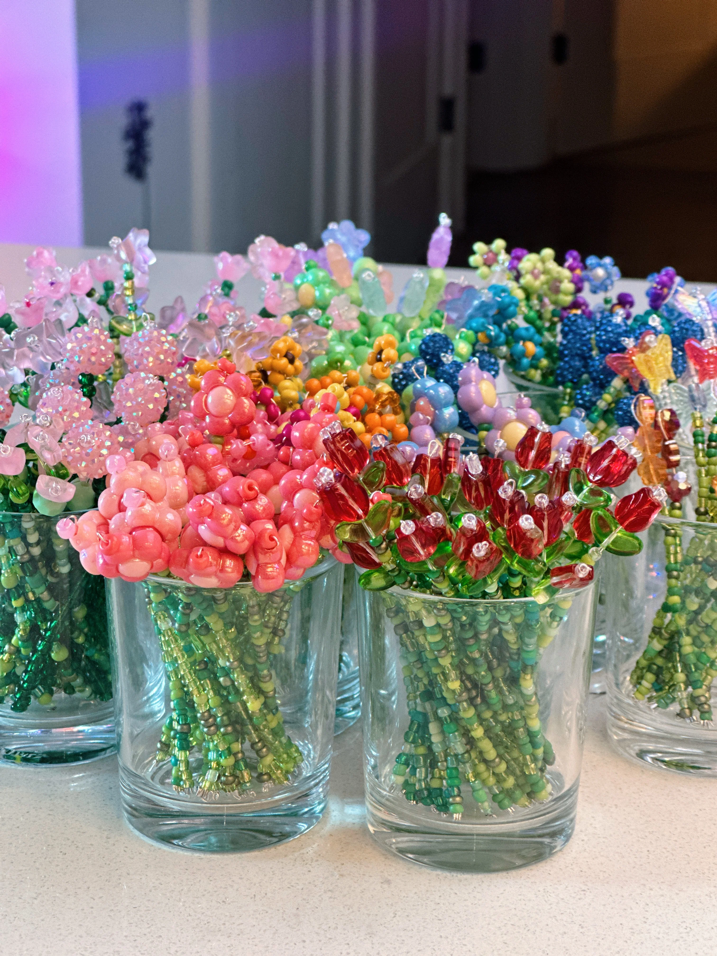 Ready-made YASMEEN beaded bouquet